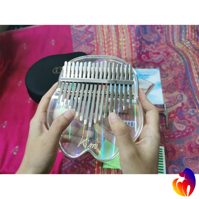 Đàn Kalimba 17 Phím Hình Móng Mèo Xinh Xắn