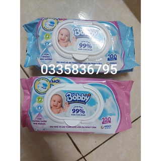 Combo 6 gói khăn ướt bobby 100 miếng
