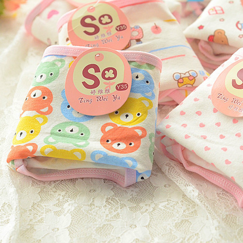 Quần lót cotton nữ in hoạt hình