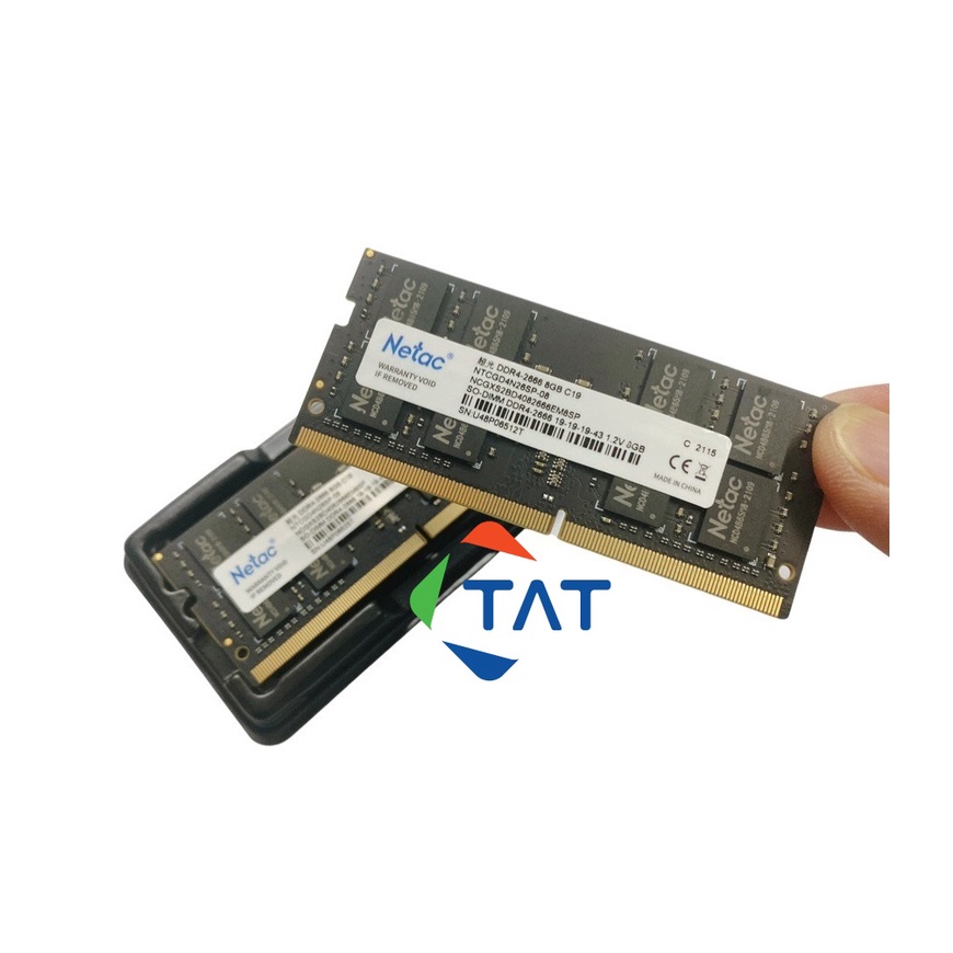 RAM LAPTOP DDR4 8GB Netac Bus 2666MHz Chính Hãng