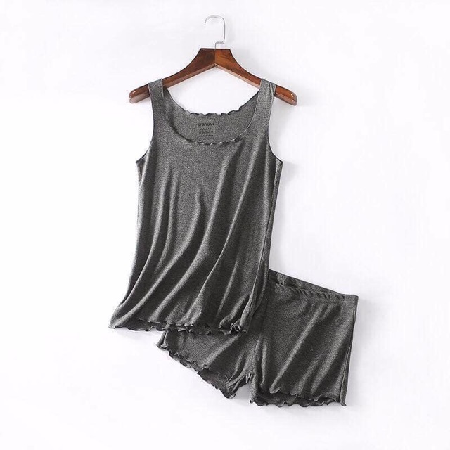 Bộ ngủ cotton mặc nhà nữ