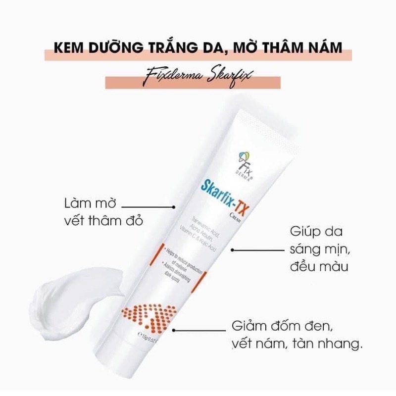 Kem mờ thâm mụn và nám Skarfix