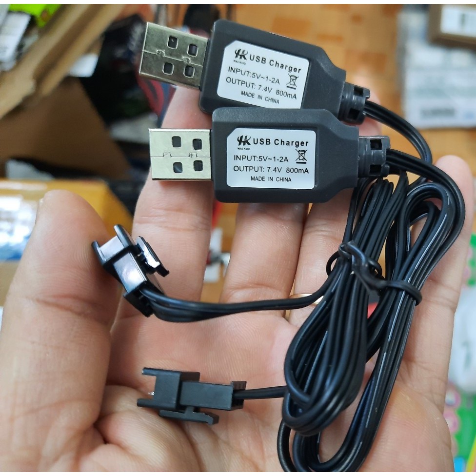 Cáp sạc 7.4V SM 3P dùng cho xe mô hình điều khiển đồ chơi trẻ em