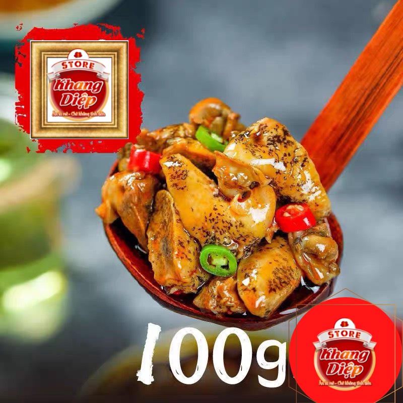 Ốc giác tươi đóng hộp 100g đồ ăn vặt hải sản trung hoa Khang Diệp Store | BigBuy360 - bigbuy360.vn