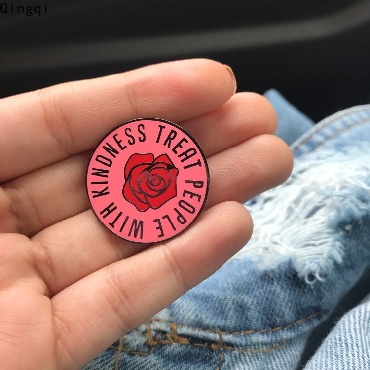 Ghim cài áo MISS ZOE hình tròn phối hoa thời trang cho nữ