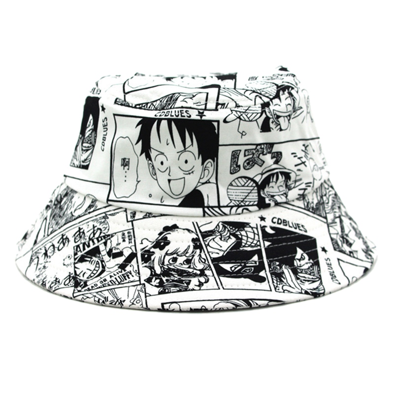 Nón Vành In Hình One Piece Thời Trang Unisex