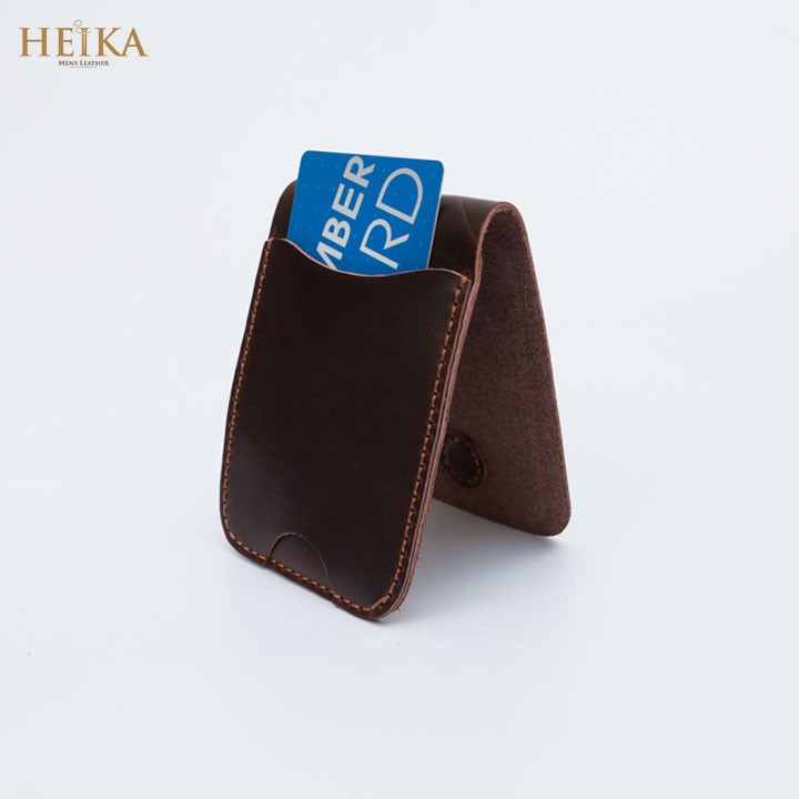 Ví Sen/Ví Nam/Bóp Nam Mini da bò thế hệ mới có ngăn sau chứa thẻ HK22 -