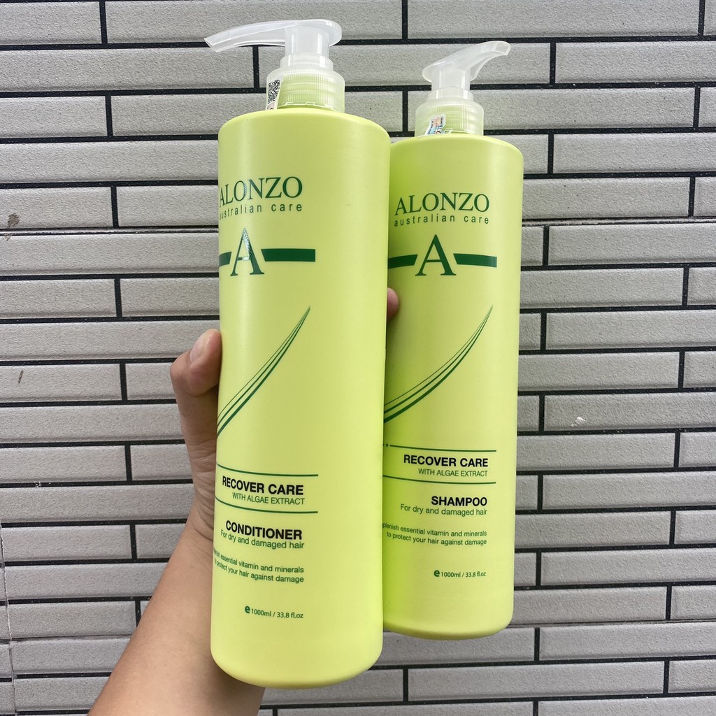 Dầu xã ALONZO NATURE phục hồi tóc khô và hư tổn 1000ml