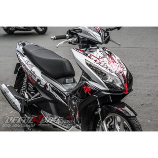 [D4B-Tem chuẩn xịn] Tem trùm xe Air Blade 125 Samurai