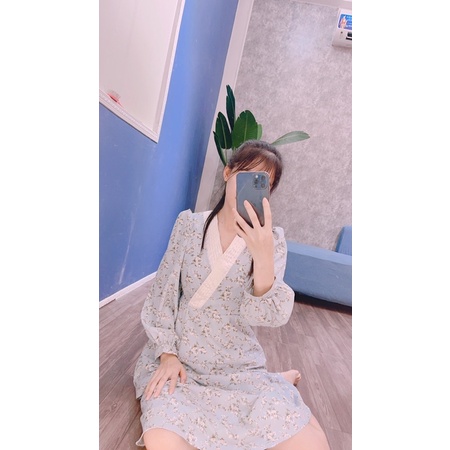 ĐẦM HOA ĐẮP CHEO, TAY PHỒNG, FREE SHIP KÈM ẢNH THẬT SHOP CHỤP | BigBuy360 - bigbuy360.vn