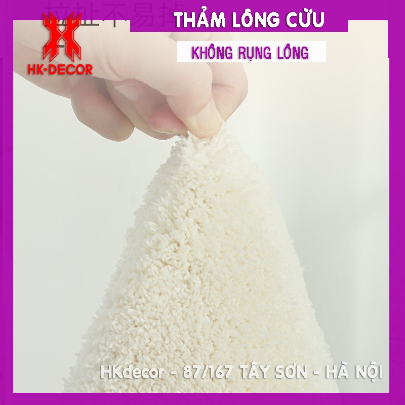 [Freeship] Thảm lông cừu, thảm trang trí trải sàn nhà, cạnh giường, phòng khách, chân ghế sofa, thảm ngồi bệt, thảm bếp | BigBuy360 - bigbuy360.vn