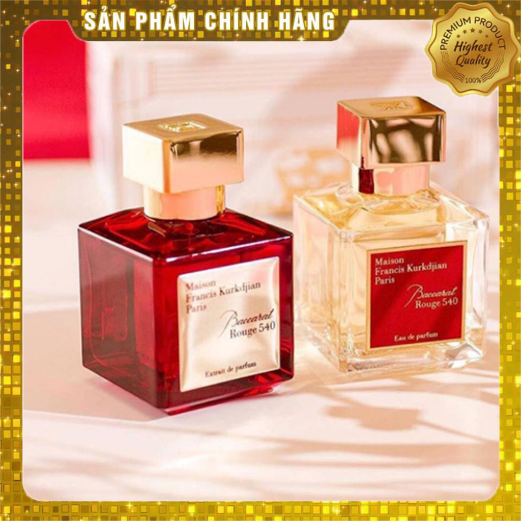 [Nước hoa Unisex 10ml] MFK Baccarat Rouge 540 EDP mẫu thử 2ml - 10ml (Hương hoa cỏ phương đông) | BigBuy360 - bigbuy360.vn