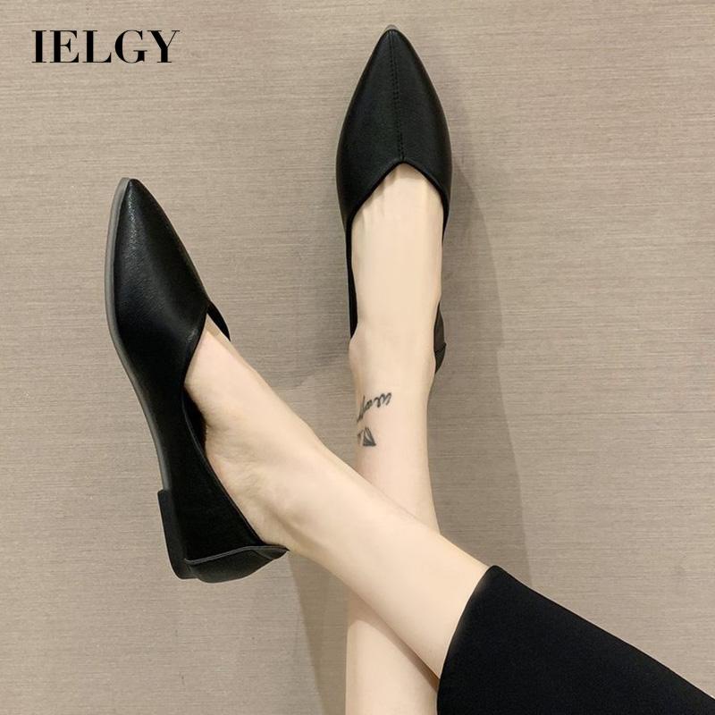 Giày Cao Gót Mũi Nhọn Màu Sắc Thanh Lịch Cho Nữ