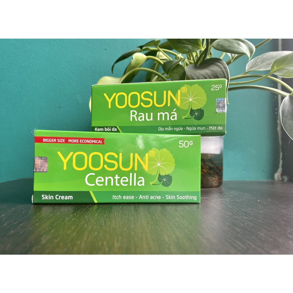 Kem Yoosun Rau Má ngừa rôm sảy hăm da dịu vết côn trùng đốt phục hồi da lành sẹo - Tuýp 25g/50g.
