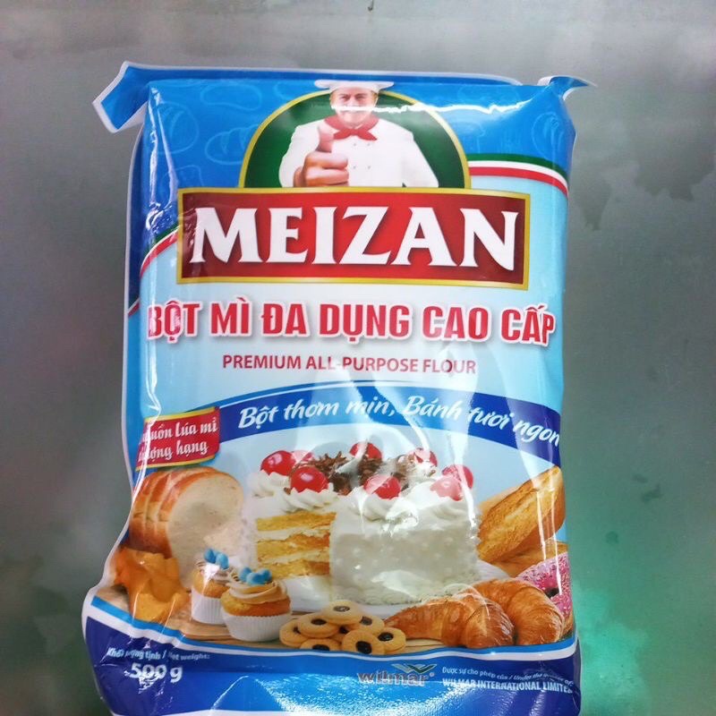 Bột mì đa dụng cao cấp Meizan gói 1kg ,0,5kg