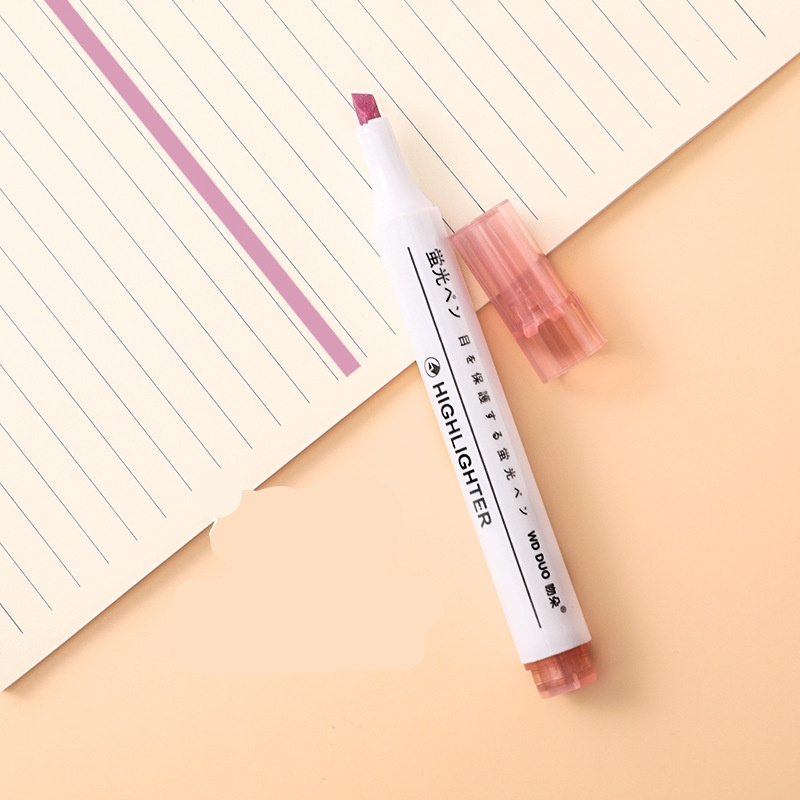 Morandi Bút Đánh Dấu Hai Đầu Mềm Mại Màu Sáng Dành Cho Học Sinh bộ bút nhớ highlight bút đánh dấu highlight bút nhớ nhiều màu