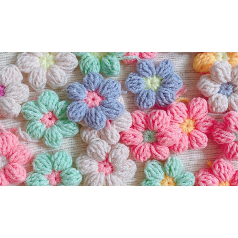 Hoa len cài túi, áo