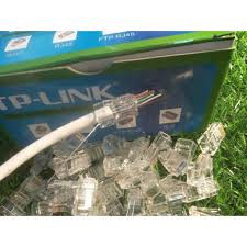 Đầu Bấm Mạng RJ45 Chất Liệu Nhựa (1 hộp/ 100 Đầu Mạng) - Giá Thành Rẻ, Chất Lượng Tốt