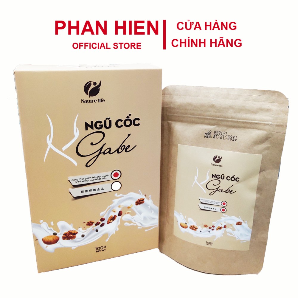 Ngũ cốc Gabe - Công thức giảm béo độc quyền từ 8 loại hạt quý của Nhật Bản - Giàu dinh dưỡng - Hộp 100g