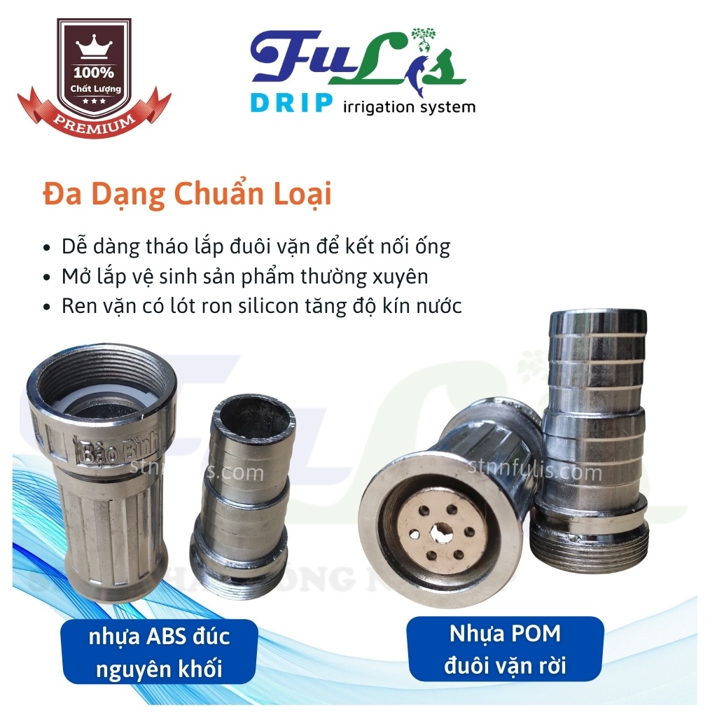 Vòi Tưới Cây Làm Vườn Nông Nghiệp Thanh Long Tay Cầm Inox 918I Phi 34-40 Giá Rẻ Chính Hãng - stnnfulis.com