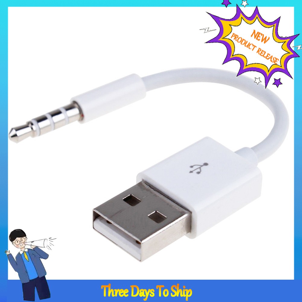 Dây Cáp Chuyển Đổi Cổng 3.5mm Aux Sang Usb 2.0 Cho Mp4 Trên Xe Hơi