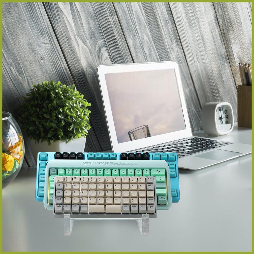 Kệ Trưng Bày Bàn Phím Máy Tính Bằng Acrylic Trong Suốt 3 Tầng Cho tamvn tamvn