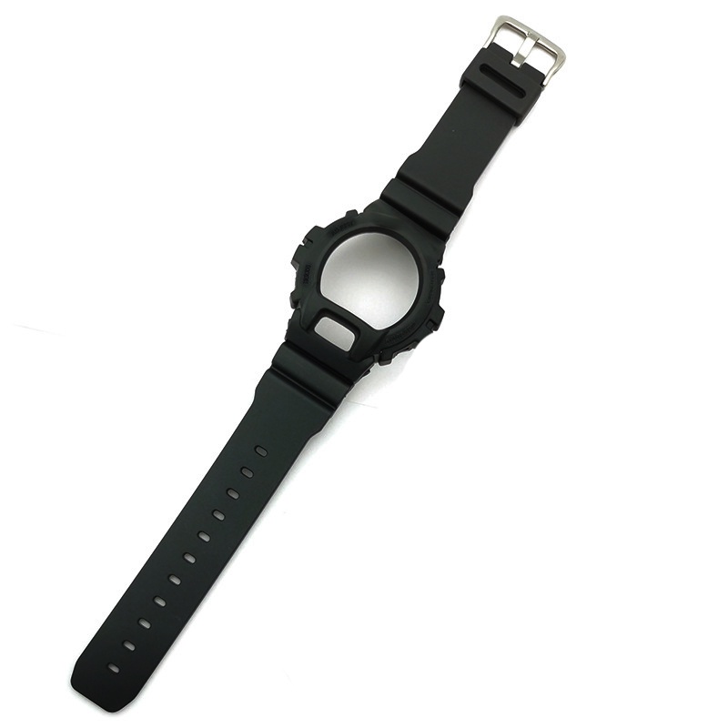 Dây Đeo Đồng Hồ DW6900 Bằng Nhựa Màu Đen Cho Casio G-SHOCK DW-6900 DW6600