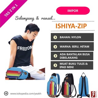 Túi Đeo Vai Ishiya-Zip Nhập Khẩu Chất Lượng Cao