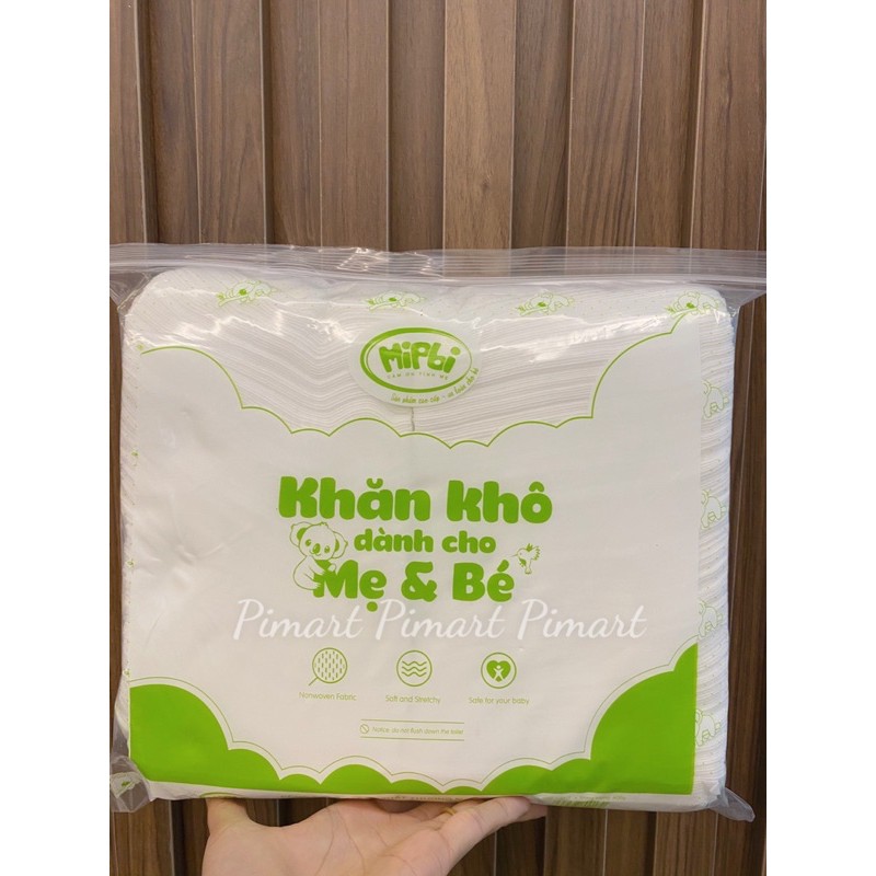 MIPBI-KHĂN KHÔ ĐA NĂNG CHO MẸ VÀ BÉ 600g