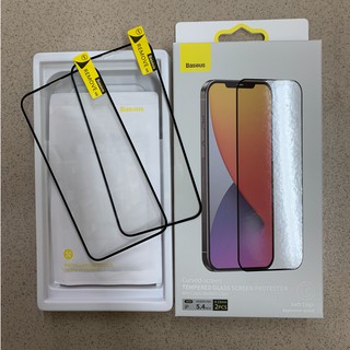 Kính cường lực Baseus full viền dẻo cho Iphone 12 mini 5.4 inch ( 2 miếng/hộp)