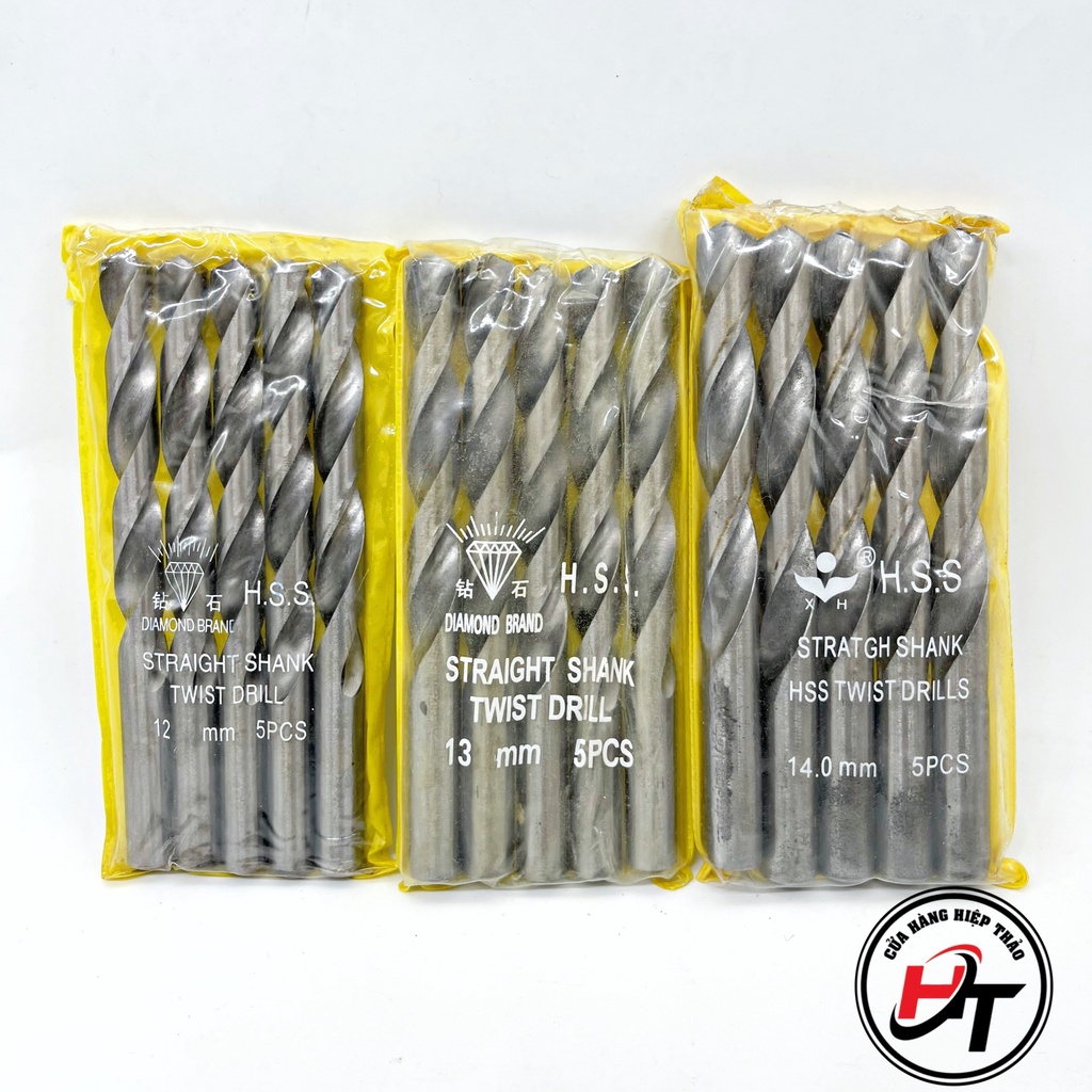 Mũi khoan gỗ và sắt thép HSS giá rẻ 11 mm -> 14 mm MKS-HSS-1114