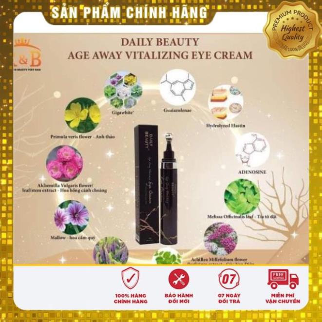 Kem làm giảm thâm mắt dưỡng sáng chế quầng thâm chống lão hoá vùng mắt Daily Beauty