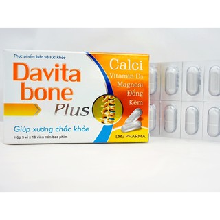 SẢN PHẨM BỔ SUNG CALCI VÀ KHOÁNG CHẤT CHO CƠ THỂ - DAVITA BONE PLUS