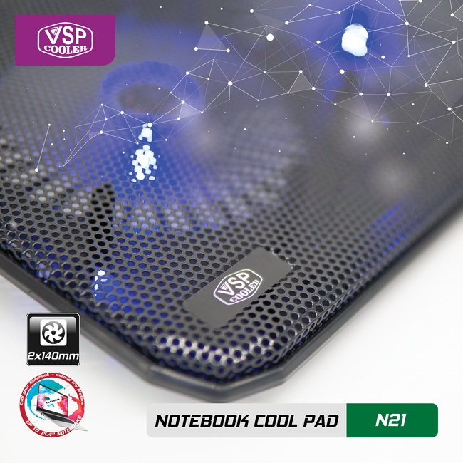 Đế tản nhiệt Notebook cool pad N21