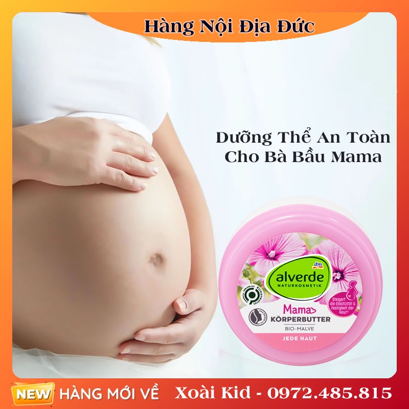 Sữa tắm+ dưỡng thể bà bầu và sau sinh alverde mama của đức đủ bill - ảnh sản phẩm 3