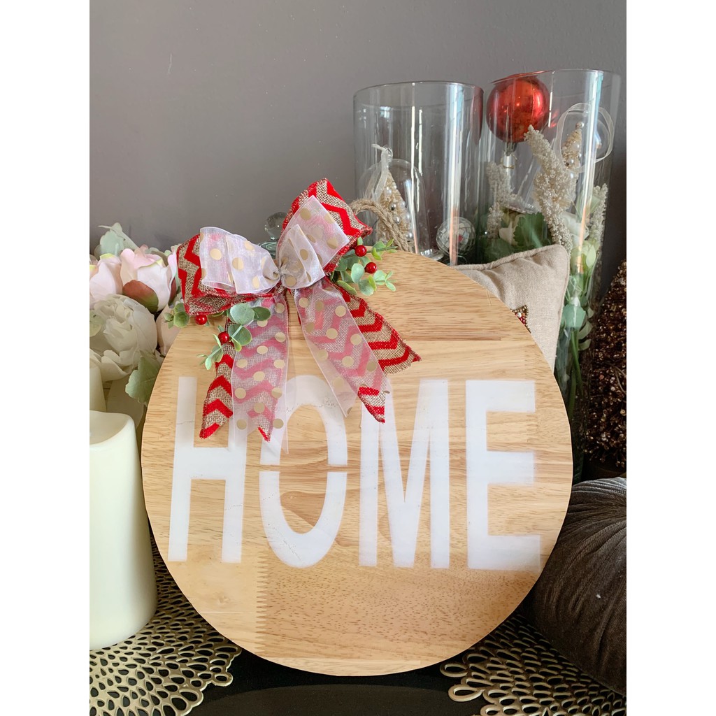 Bảng gỗ treo cửa