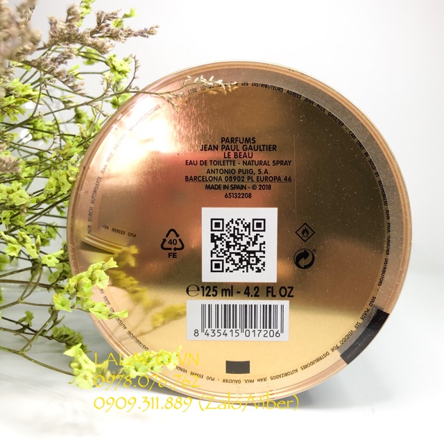 Nước hoa Nam Jean Paul Gaultier Le Beau 2019 EDT 125ml | BigBuy360 - bigbuy360.vn