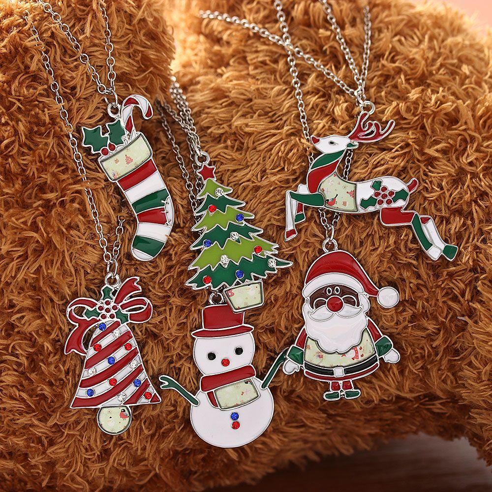 Vòng cổ Mặt Chuông Giáng Sinh Và Người Tuyết