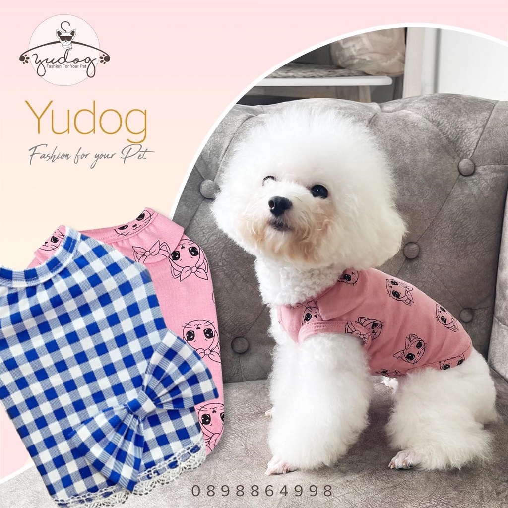 Đồ mặc dành cho chó mèo áo thun thú cưng yudog