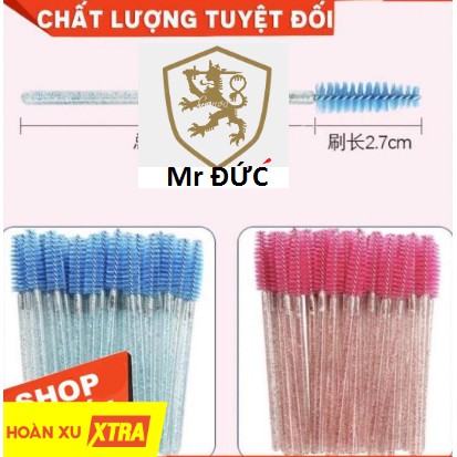 CHỔI CHẢI MI KIM TUYẾN 50 cây - tạo fan - dụng cụ nối mi - màu ngẫu nhiên
