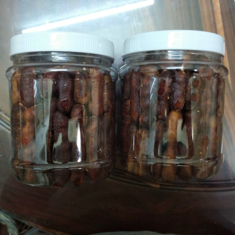 Me lào sấy chấm muối ớt hủ 500g