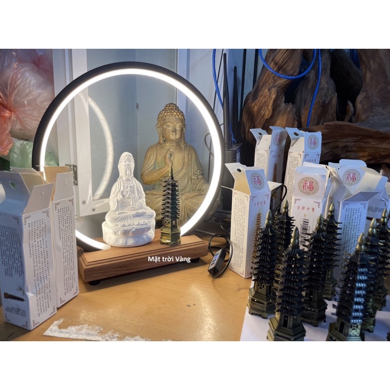 Tháp đồng - phụ kiện trang trí hồ cá, bán cạn, thuỷ sinh độc đáo