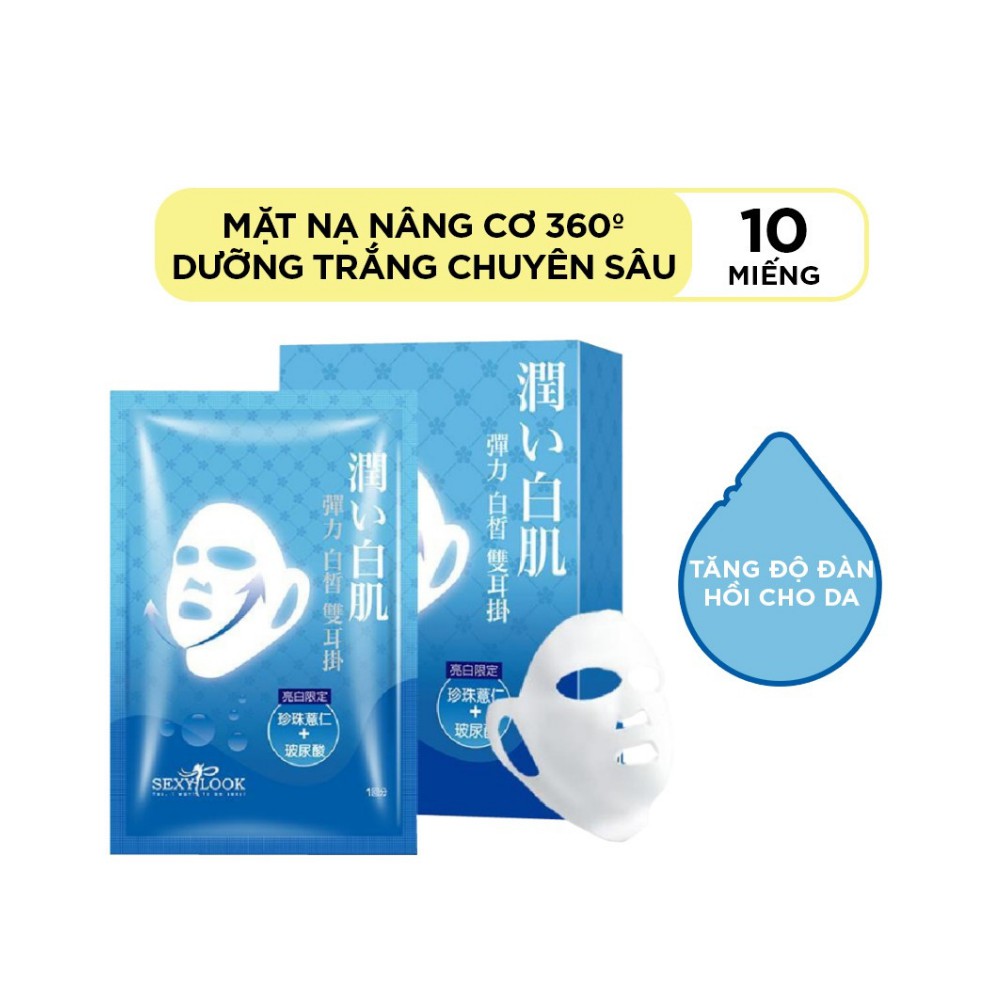 Mặt Nạ Nâng Cơ 💖FREESHIP💖 Mặt Nạ V-line Biển Xanh Bổ Sung Colagen Dưỡng Trắng Chuyên Sâu 30ml/miếng SL.NCX | BigBuy360 - bigbuy360.vn