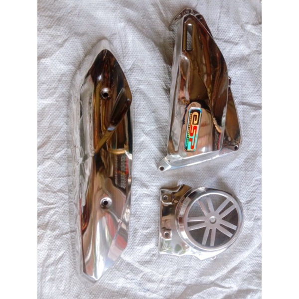 Bộ trang trí,bảo vệ xe Vision 2014 2015 2016 2017 2018 2019 2020 2021  2022 2023 inox