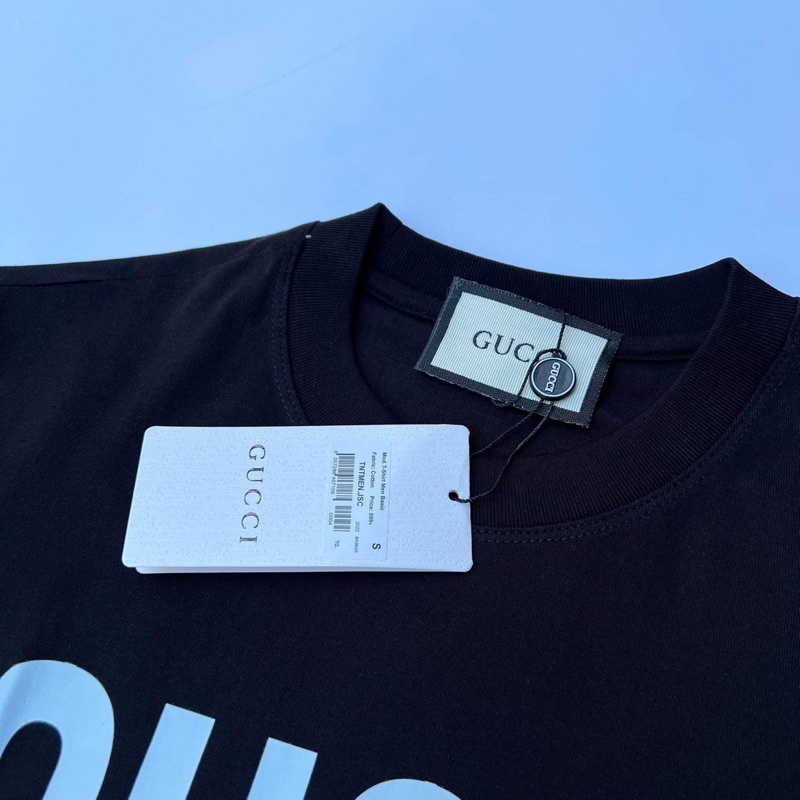 Áo Phông Nam Nữ Gucci Bara In Chữ Ngực . Áo Cộc Tay Phom Ulisex Tay Lỡ Nam Nữ From Rộng N789