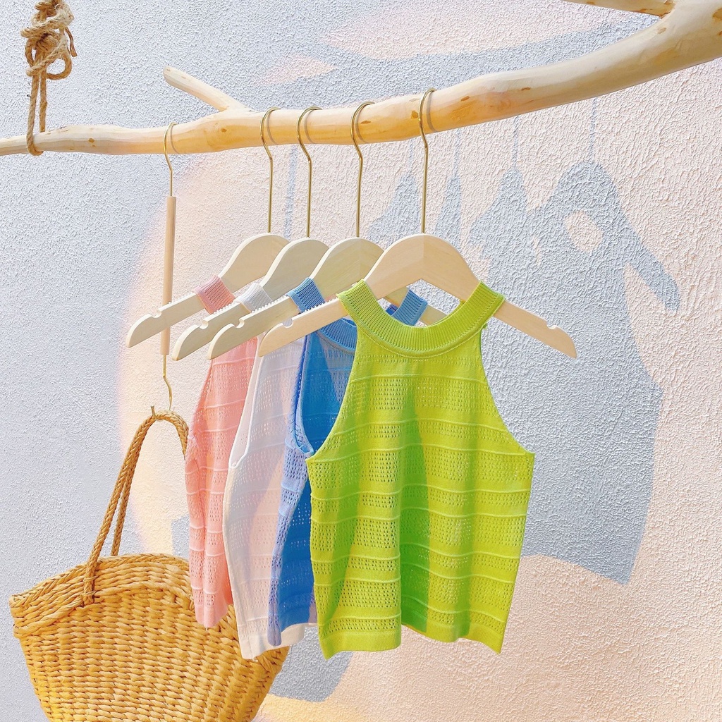 [Yumi's House] Áo yếm len siêu xinh cho bé gái hàng Quảng Châu cao cấp cho bé từ (20 - 25kg)