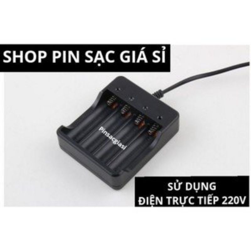 Sạc pin 18650 nhanh 4 pin