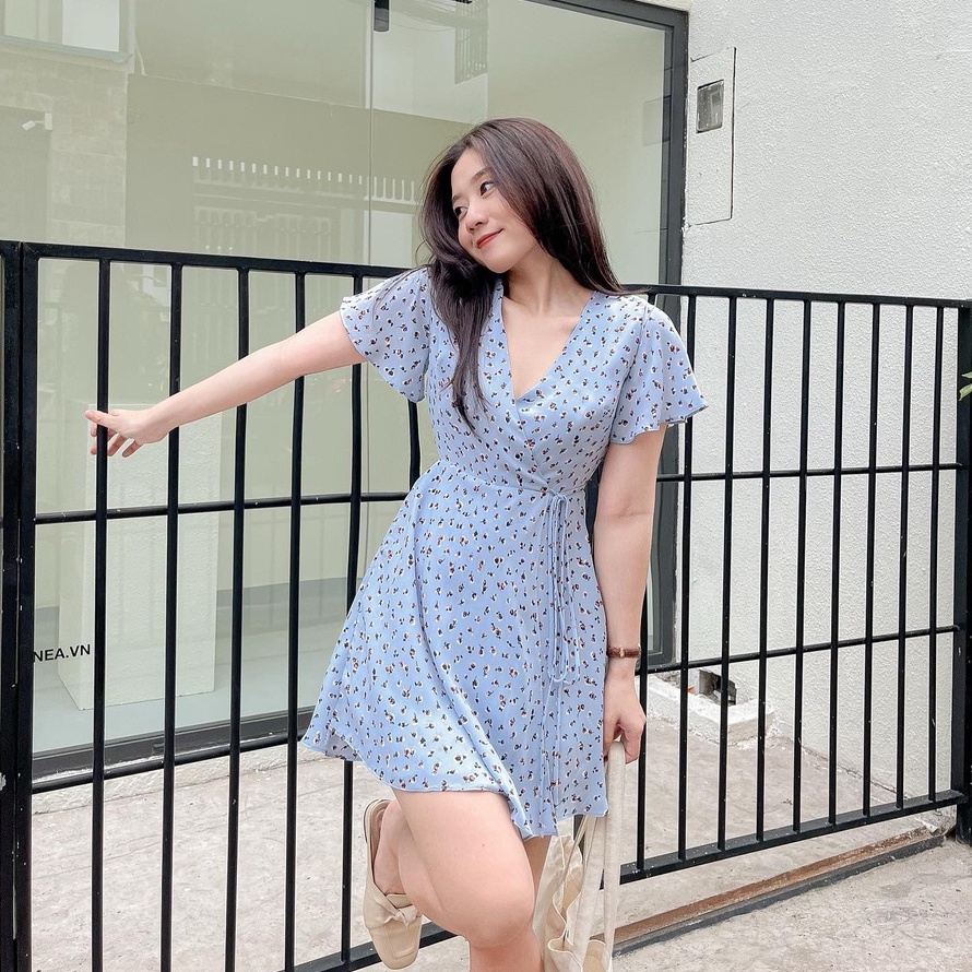 Jumpsuit TRISCY - Đắp chéo cột nơ tay cánh tiên | BigBuy360 - bigbuy360.vn