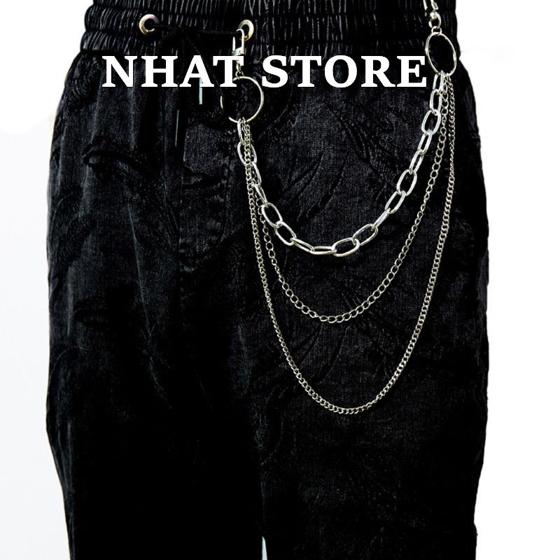 Dây xích quần áo thời trang nam nữ, dây xích unisex Nhat Store