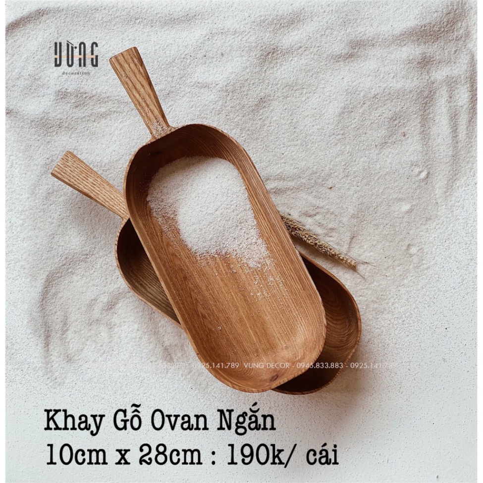 Khay Đĩa Gỗ Đựng Đồ Ăn,Bánh Kẹo. Gỗ Tần Bì Màu Sáng, Hàng Việt Nam Sản Xuât - Chất Lượng Xuất Khẩu